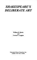 Tapa de Shakespeare's deliberate art