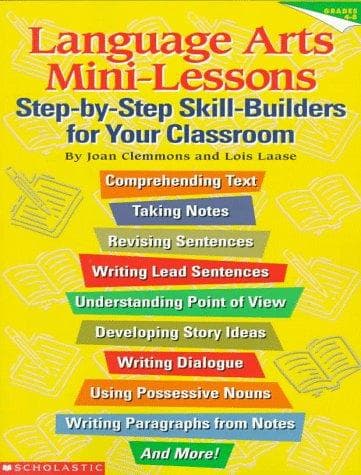 Tapa de Language arts mini-lessons