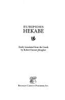Tapa de Euripides Hekabe