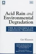 Tapa de Acid rain and environmental degradation