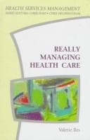 Tapa de Really Managing Health Care