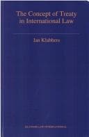 Tapa de The concept of treaty in international law