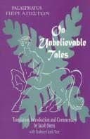 Tapa de On unbelievable tales =