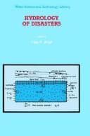 Tapa de Hydrology of disasters