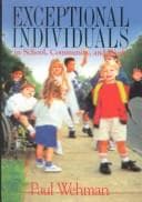 Tapa de Exceptional individuals in school, community, and work