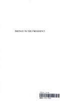 Tapa de Preface to the presidency