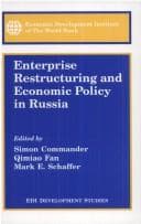 Tapa de Enterprise restructuring and economic policy in Russia