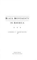 Tapa de Black movements in America