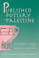 Tapa de Published pottery of Palestine