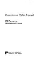 Tapa de Perspectives on written argument