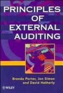 Tapa de Principles of external auditing