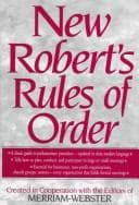 Tapa de New Robert's rules of order