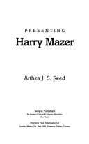 Tapa de Presenting Harry Mazer