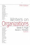 Tapa de Writers on organizations