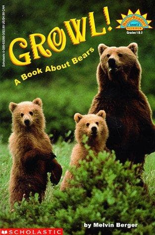 Tapa de Growl! A Book About Bears (level 3) (Hello Reader)