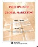 Tapa de Principles of global marketing