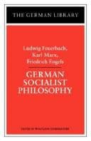 Tapa de German socialist philosophy