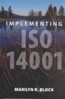 Tapa de Implementing ISO 14001