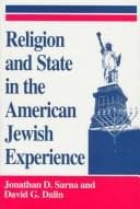 Tapa de Religion and state in the American Jewish experience