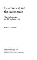 Tapa de Environment and the nation state