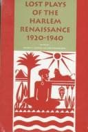 Tapa de Lost plays of the Harlem Renaissance, 1920-1940