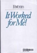 Tapa de Parents magazine's it worked for me!