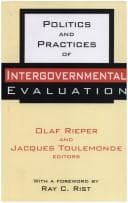 Tapa de Politics and practices of intergovernmental evaluation