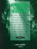 Tapa de American nature writers
