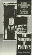 Tapa de The subversion of politics