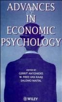 Tapa de Advances in economic psychology