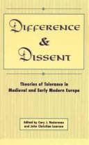 Tapa de Difference and dissent