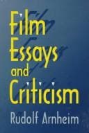 Tapa de Film essays and criticism