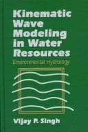 Tapa de Kinematic wave modeling in water resources