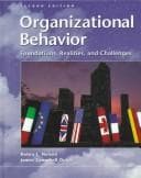 Tapa de Organizational behavior