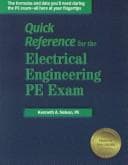 Tapa de Quick reference for the electrical engineering PE exam