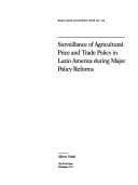 Tapa de Surveillance of agricultural price and trade policy in Latin America during major policy reforms