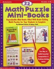 Tapa de 22 Math Puzzle Mini-Books (Grades 3-6)