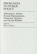 Tapa de From data to public policy