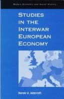 Tapa de Studies in the interwar European economy