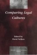 Tapa de Comparing Legal Cultures