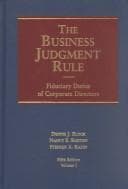 Tapa de The business judgment rule