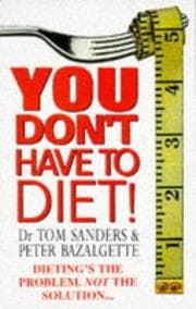 Tapa de You don't have to diet!