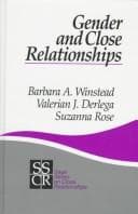 Tapa de Gender and close relationships