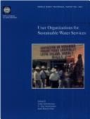 Tapa de User organizations for sustainable water services