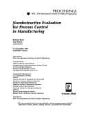 Tapa de Nondestructive Evaluation for Process Control in Manufacturing