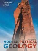 Tapa de Modern physical geology
