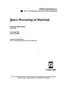 Tapa de Space Processing of Materials