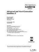 Tapa de Advanced and next-generation satellites II