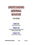 Tapa de Understanding abnormal behavior