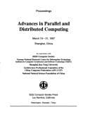 Tapa de Advances in parallel and distributed computing
